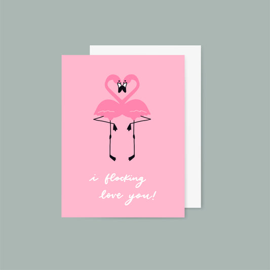 Flocking Love You Notecard