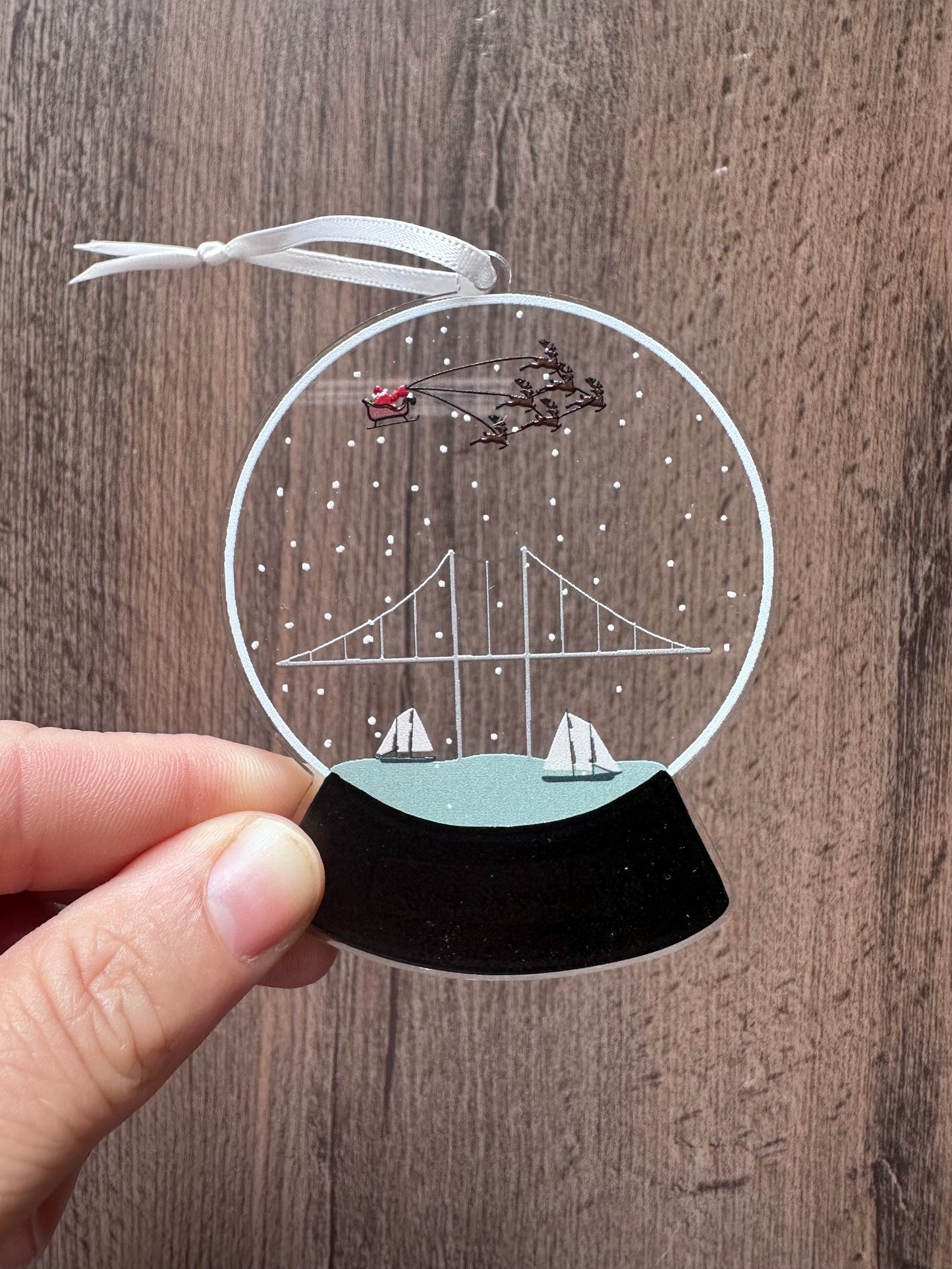 Chesapeake Bay Snowglobe Ornament