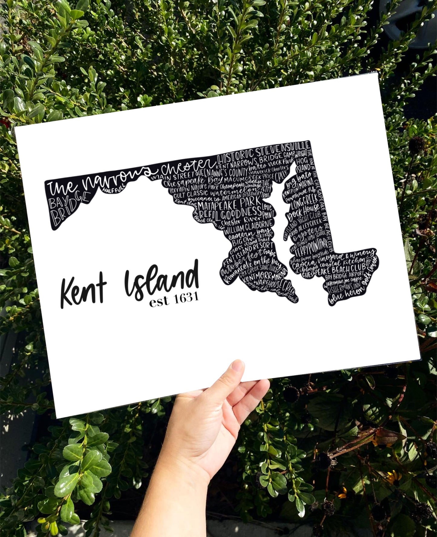 Maryland Towns Art Print