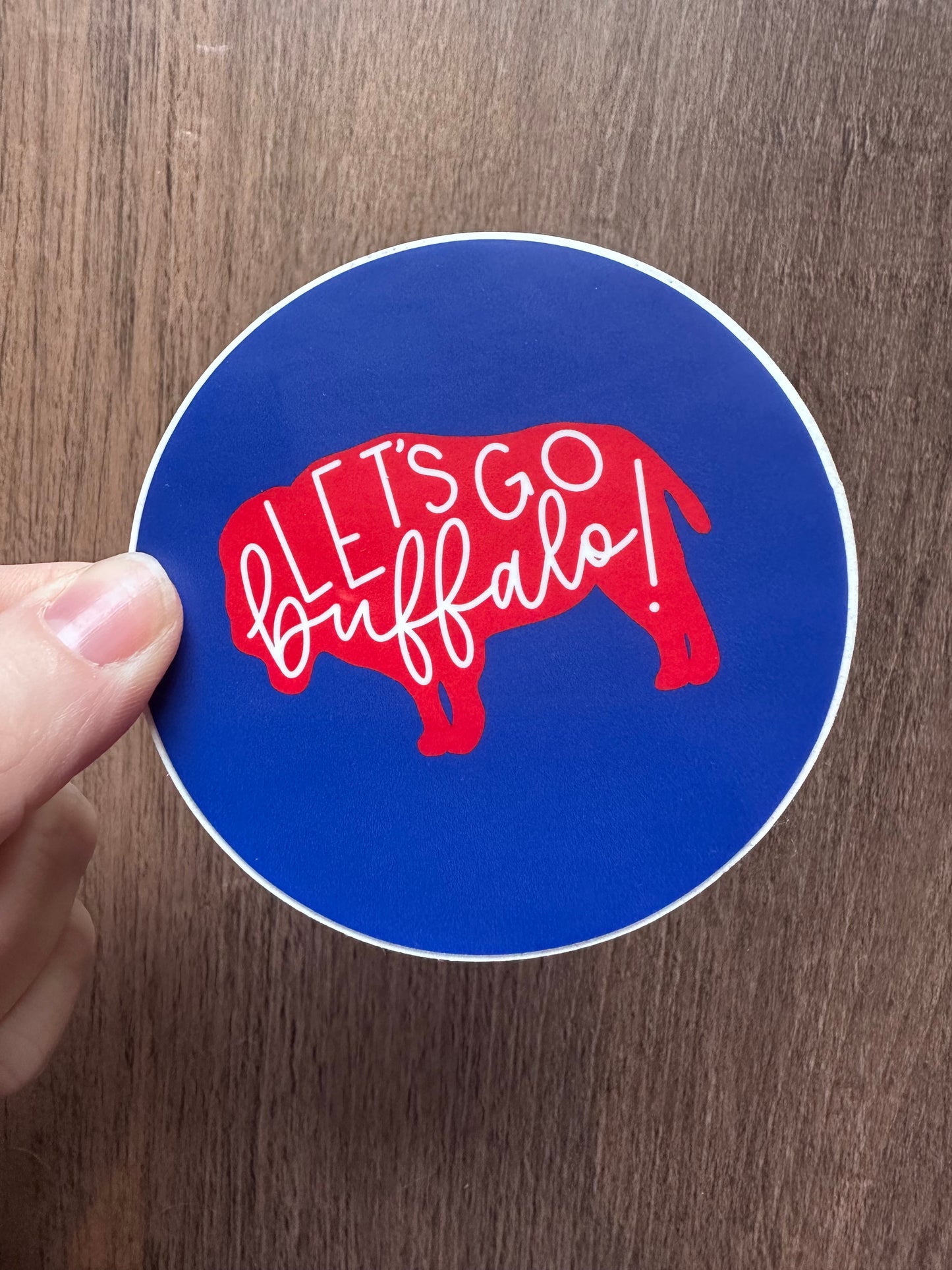 Let's Go Buffalo Vinyl Sticker