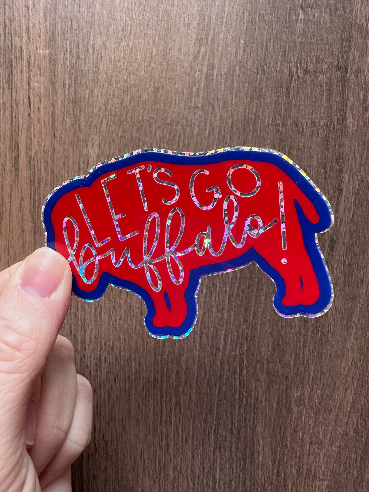 Let's Go Buffalo Vinyl Sticker