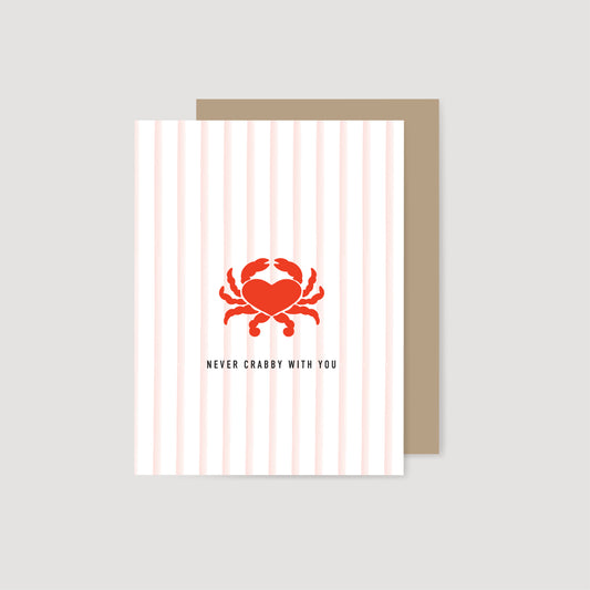 Never Crabby With You Notecard