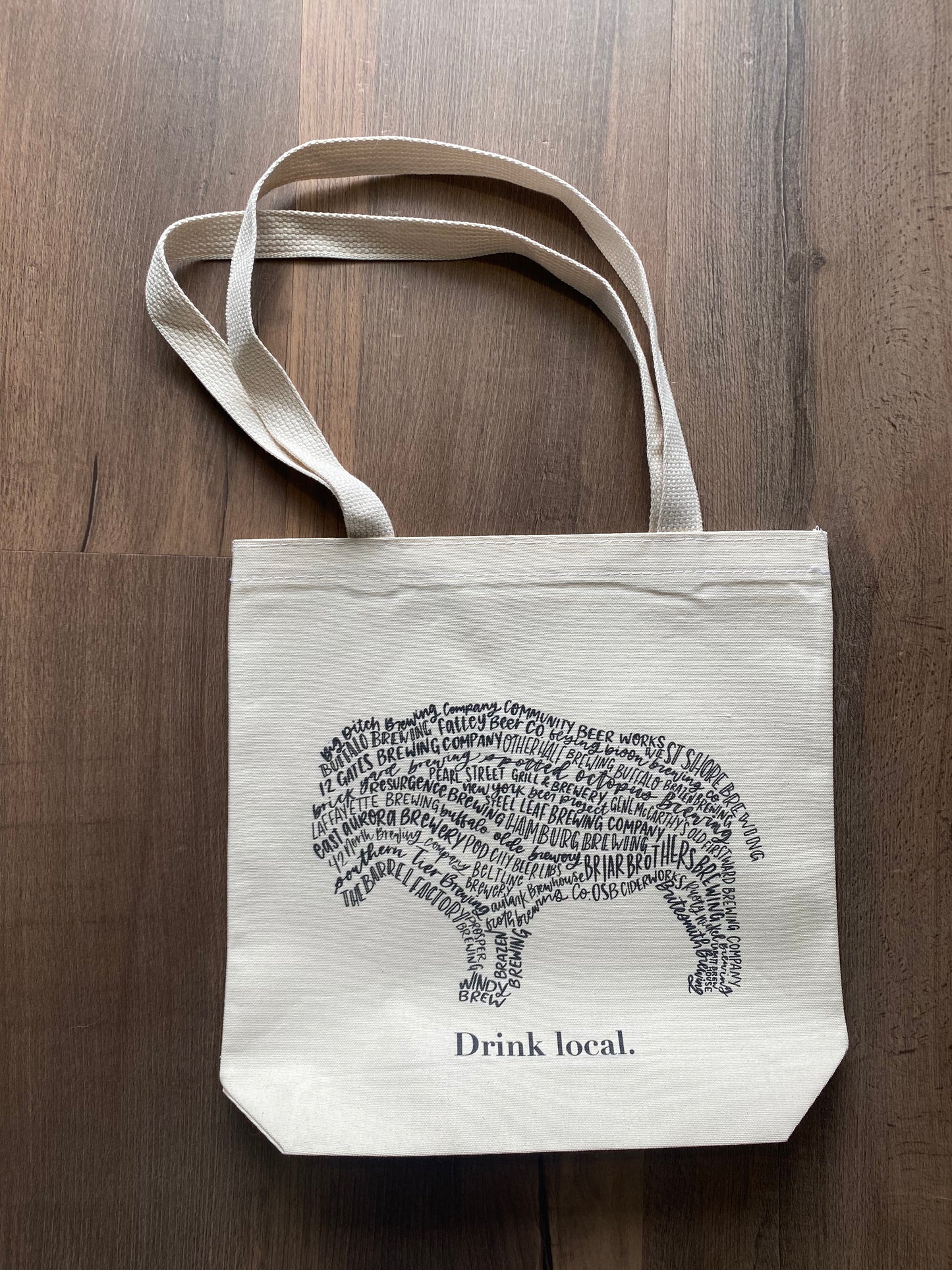 Buffalo Drink Local Canvas Tote Bag