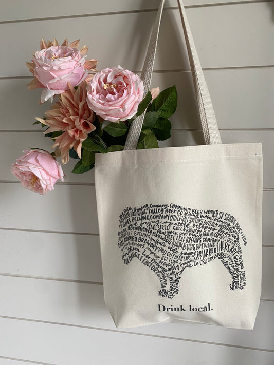 Buffalo Drink Local Canvas Tote Bag