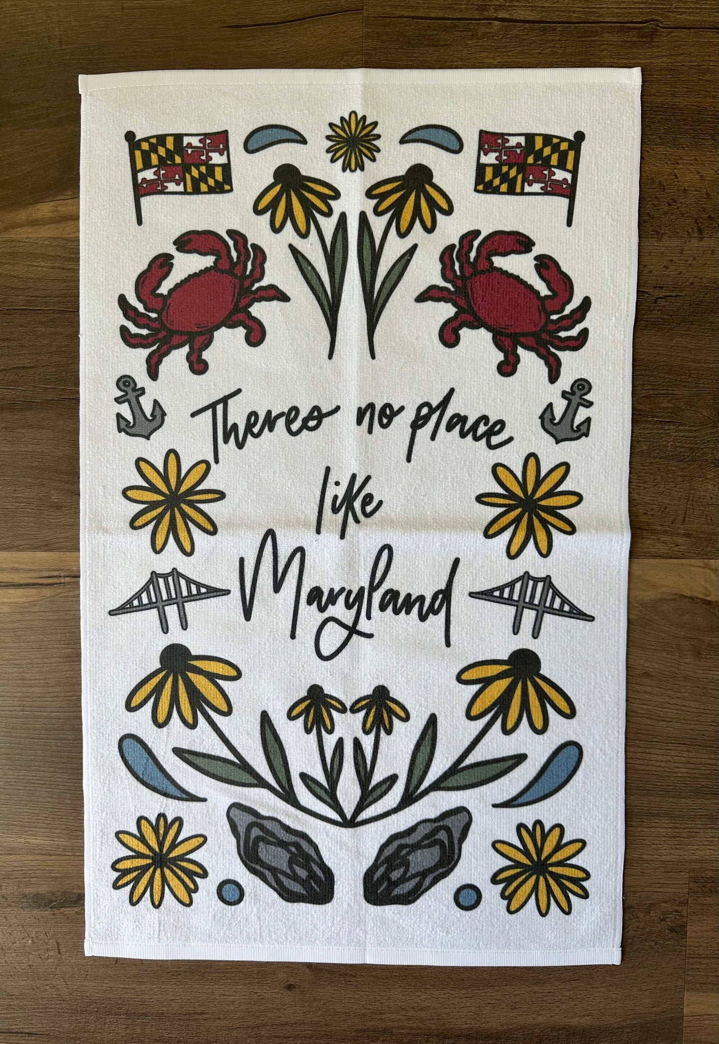 No Place Like Maryland Towel